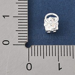 925 Geschenkbox-Anhänger aus Sterlingsilber mit Biegeringen.&nbsp;STER-R013-14S