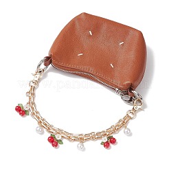 2 chaîne décorative en verre pour sac de fleurs et de fruits&nbsp;AJEW-BA00172-02