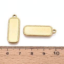 Cabochon-Fassungen für Anhänger aus Edelstahl 304&nbsp;STAS-N108-62G