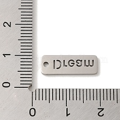 Pendentifs en acier inoxydable 201 anti-ternissement&nbsp;STAS-E217-39C-P