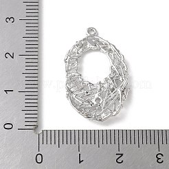 Pendentifs avec zircon cubiques à micro-pavés en laiton&nbsp;KK-P290-52P-01