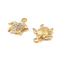 304 Edelstahl mit Kristall-Strass-Anhängern&nbsp;STAS-G358-05G-01