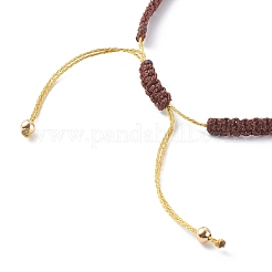 Fabrication de bracelets de perles tressés en fil de polyester et de nylon&nbsp;AJEW-JB00945-04