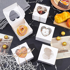 20 Stück quadratische Bäckereikartons aus Papier&nbsp;CON-BC0002-34B