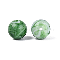 Perles acryliques opaques bicolores&nbsp;SACR-R853-16mm-03