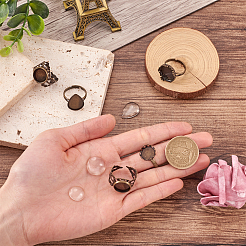 Bausätze zur Herstellung von Fingerringen&nbsp;DIY-FW0001-12