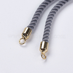 Création de bracelets à cordon torsadé en nylon&nbsp;X-MAK-F018-07G-RS