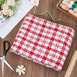 Tartan-Chemiefasergewebe&nbsp;DIY-WH0591-521A