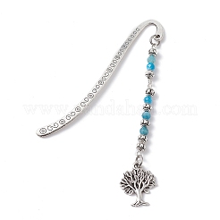 Marque-page pendentif en alliage de style tibétain&nbsp;AJEW-JK00246