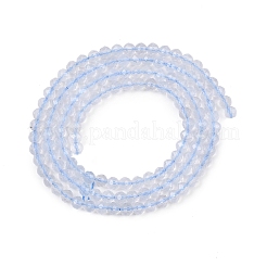 Natürlichen blauen Chalcedon Perlen&nbsp;G-P618-3mm-02