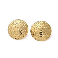 Pendientes de botón de acero inoxidable 304&nbsp;EJEW-U047-21G