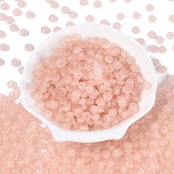 Cuentas de semillas de vidrio de jade de imitación&nbsp;SEED-Q042-01A-C02