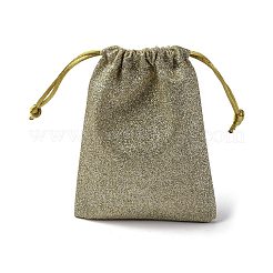 Pochettes d'emballage en coton pailleté&nbsp;ABAG-Q001-02B