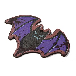 Grandi ciondoli in legno stampati di Halloween&nbsp;WOOD-I016-01K