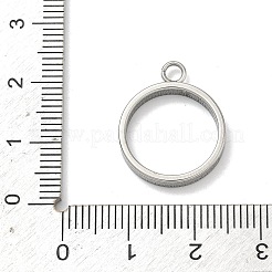 Ciondoli con castone aperto in acciaio inossidabile 304&nbsp;STAS-B126-06B-P