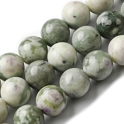 Natürliche Frieden Jade Perlen Stränge&nbsp;G-E598-04A