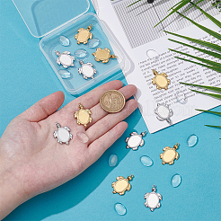 DIY-Sets zur Herstellung von Meeresschildkröten-Anhängern aus Edelstahl 304&nbsp;DIY-UN0007-52