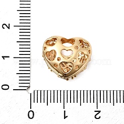 Pendentifs en laiton zircon cubique transparent&nbsp;KK-F916-32G