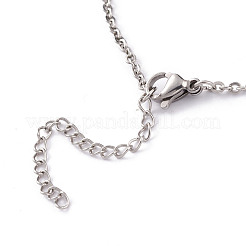Colliers pendentifs de bouteille de parfum ouvrable en cristal de quartz naturel électrolytique&nbsp;NJEW-H216-10C-P