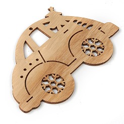 Tema navideño madera natural grandes colgantes&nbsp;WOOD-B001-07