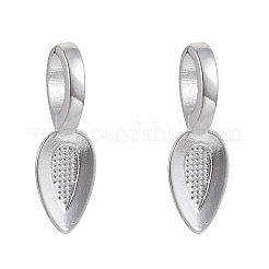 Lega di stile tibetano colla sulle barre pad piatti&nbsp;X-TIBEP-AB3348Y-S