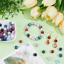 80 pièce de perles en résine imitation œil de chat&nbsp;RESI-PA0001-50