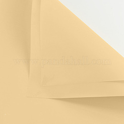 Papier d'emballage imperméable, papier kraft pour emballage de bouquet de fleurs, décoration de fête de mariage, orange, 56~59x56~59 cm, environ 20 pcs / sachet 