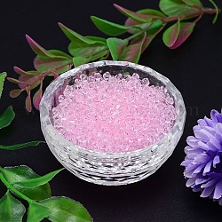 Facettierten Nachahmung österreichischen Kristall Perle Stränge, Klasse aaa, Doppelkegel, Perle rosa, 4x4 mm, Bohrung: 0.7~0.9 mm, ca. 1440 Stk. / Beutel