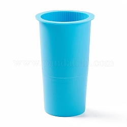Diyコーン花瓶シリコーン金型  レジン型  UVレジン用  エポキシ樹脂工芸品作り  ブルー  100x60mm  内径：50mm