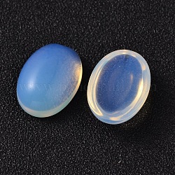 Cabochon Opalite ovali, Alice Blue, 18x13x6mm