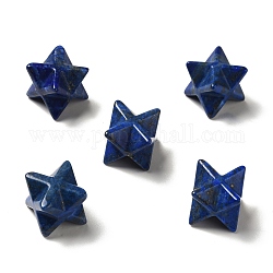Perles en lapis-lazuli naturel, pas de trous / non percés, teinte, étoiles du nord, 12.5~13x12.5~13x12.5~13mm