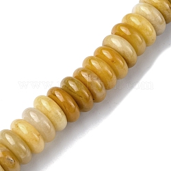 Topazio naturale perle di giada fili, perline Heishi, disco, 16x6mm, Foro: 1.4 mm, circa 30pcs/filo, 7.09~7.48 pollice (18~19 cm)