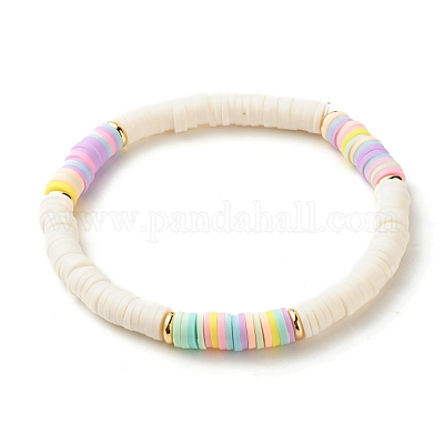 Bundooraking 2000 Cuentas De Arcilla Púrpura Oscuro (0.236 Pulgadas), Cuentas Heishi Para Fabricación De Joyas, Pulseras Y Accesorios