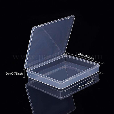 Contenants de perles en plastique transparent&nbsp;CON-BC0004-63-1