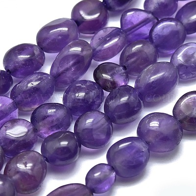 Natürlichen Amethyst Perlen Stränge&nbsp;G-O186-B-05-1