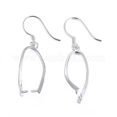 Whole 925 Sterling Silver Earring Findings Pandahall Com - Sterling Silver Pendant Bail Findings