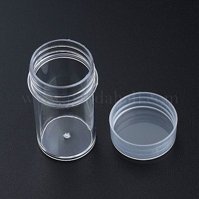120pcs Clear Small Plastic Containers Transparent Storage Box With