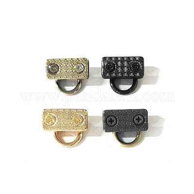 2pcs 1 Inch Square Belt Buckle Single Prong Strap Buckles 
