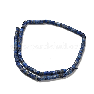 Natürlicher Lapislazuli Perlenstränge&nbsp;G-P575-B45-4x2mm-1