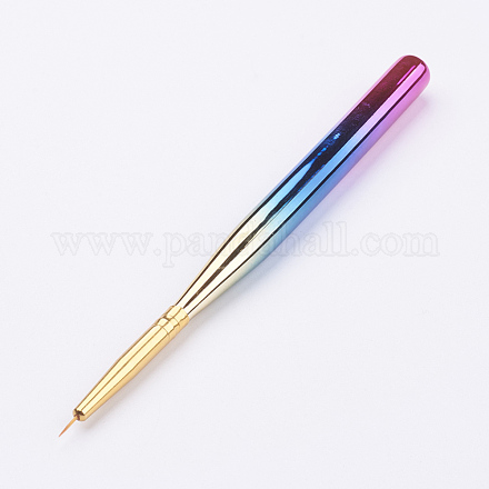 Penna dipinta con nail art AJEW-TA0003-H03-9mm-1