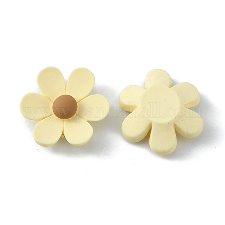 Undurchsichtigen Cabochons&nbsp;RESI-WH0026-75C-05-1