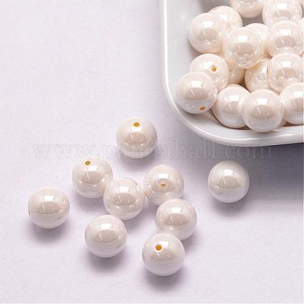 ABS Plastic Imitation Pearl Beads OACR-L008-8mm-B01-1