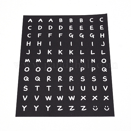 Autocollants alphabet ronds DIY-TAC0005-58D-1