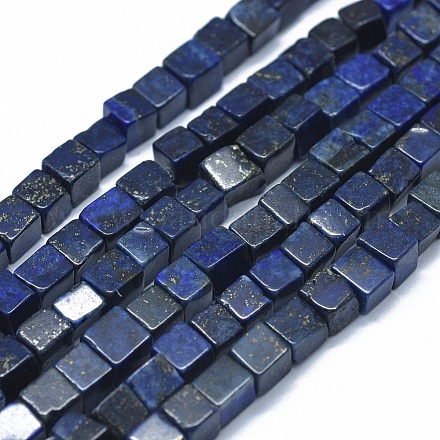 Chapelets de perles en lapis-lazuli naturel G-F631-C10-1