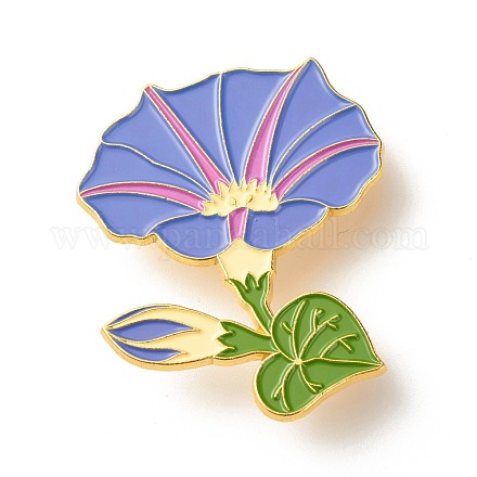Morgenruhm Blume Emaille Pin JEWB-C012-08A-1