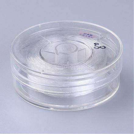 Hilo de cristal elástico japonés EW-F004-0.8mm-1