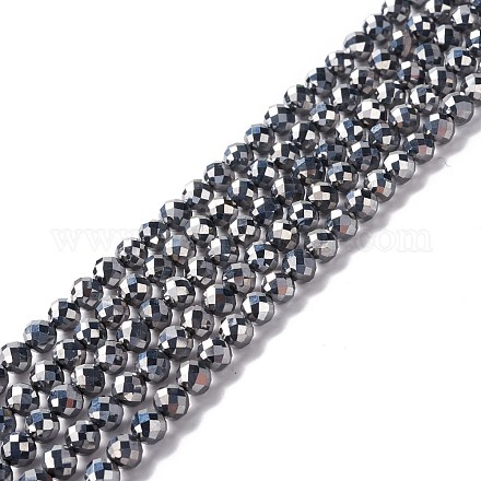Terahertz Stone Beads Strands  G-A021-10-1