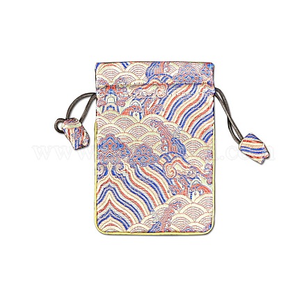 Chinese Style Cloth Landscape Print Bags PW-WG48942-02-1