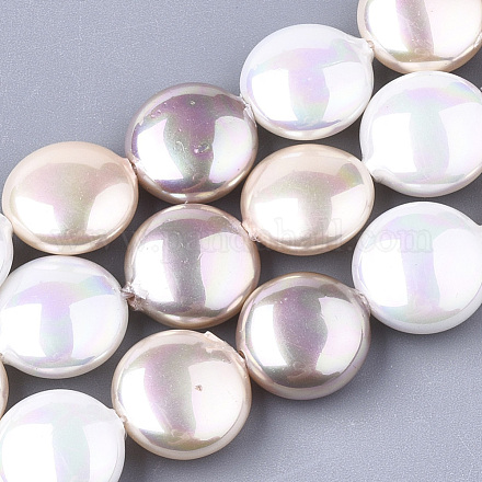 Chapelets de perles de coquille PEAR-T003-02-1
