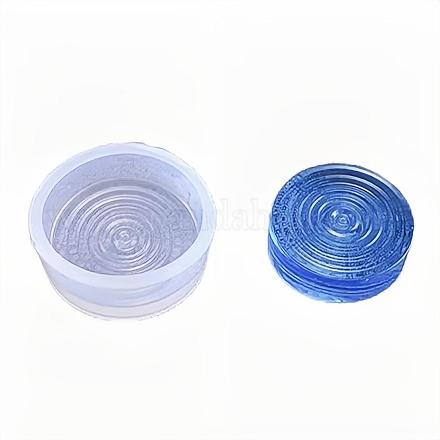 Водные волнистые плоские круглые силиконовые Молды своими руками DIY-G014-16-1